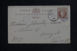 ROYAUME UNI - Entier Postal De Epsom Pour Harrogate En 1896 - L 153190 - Postwaardestukken