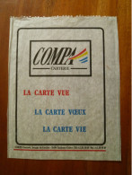 Publicité 10x14cm Compa Carterie La Carte Vue La Carte Voeux La Carte Vie Toulouse - Publicités
