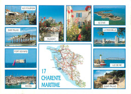 17 CHARENTE MARITIME CARTE GEOGRAPHIQUE - Other & Unclassified