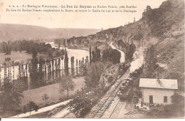 LE PAS Du RAYSSE Au Rocher Pointu Près De Souillac (24) Train à Vapeur En 1923 (Belle Animation) - Sonstige & Ohne Zuordnung