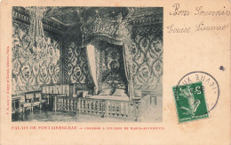 FRANCE - Palais De Fontainebleau - Vue Sur Le Chambre à Coucher De Marie Antoinette - Carte Postale Ancienne - Fontainebleau