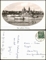 Ansichtskarte Mainz Stadt, Rheindampfer 1956 Passepartout - Mainz