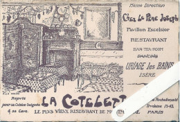 75 Paris IX,  Rue Tridaine, Restaurant Chez Le Père Joseph, Dancing La Côtelette , D09.94 - Distretto: 09