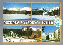 TATRANSKA LOMNICA, HIGH TATRA, MULTIPLE VIEWS, ARCHITECTURE, HOTEL, BRIDGE, RESORT, SLOVAKIA, POSTCARD - Slowakei