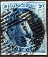 N° 7 Oblitération Ambulant E.II De La Ligne VERVIERS-BRUXELLES - 1851-1857 Medaillons (6/8)