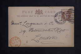 ROYAUME UNI - Entier Postal De Londres  Pour Londres En 1884  - L 153197 - Interi Postali