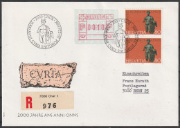Schweiz: 1986, R- Fernbrief In MiF, SoStpl. CHUR Nach Bern - Postmark Collection