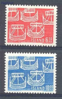 Iceland 1969 Mi 426-427 MNH  (ZE3 ICL426-427) - Schiffe