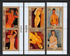 Manama - 3159f N° 425/430 A Modigliani Peinture Tableaux Paintings Nu  - Naakt