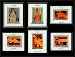 Manama - 3158/ N° 425/430 Modigliani Peinture Tableaux Paintings Deluxe Miniature Sheets ** Nus Nude Naked MNH  - Aktmalerei