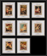 Manama - 3160/ N° 496/503 Nudes Nu Francois Boucher Peinture Tableaux Paintings Deluxe Miniature Sheets ** MNH  - Nus