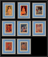 Manama - 3156/ N° 808/815 French Nudes Peinture Tableaux Paintings Deluxe Miniature Sheets ** MNH Gauguin Renoir Lautrec - Naakt