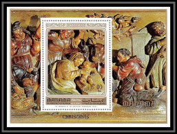 Manama - 3150/ Bloc N° 174 A Peinture Tableaux Paintings Adoration Of The Sheperds ** MNH  - Religione