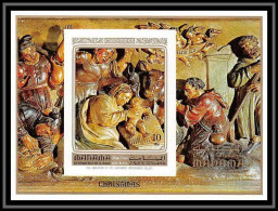 Manama - 3149/ Bloc N° 174 B Peinture Tableaux Paintings Adoration Of The Sheperds Non Dentelé Imperf ** MNH ** MNH  - Religie