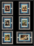 Manama - 3152 N° 786/790 A Peinture Tableaux Paintings Goya Deluxe Miniature Sheets ** Mnh - Autres & Non Classés