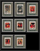 Manama - 3147/ N° 900/907 Christmas Renaissance Peinture Tableaux Paintings Deluxe Miniature Sheets ** MNH  - Religieux