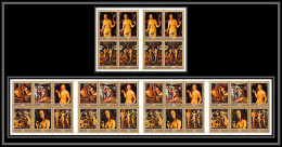 Manama - 3136vv/ N° 655/662 A Tableau (Painting) Adam Et Eve Michelangelo Nus Nudes ** MNH Feuille Complete (sheet) RRR - Nudi