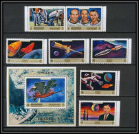 Manama - 3117b/ N° 746/752 A + Bloc 153 A Espace (space) Apollo 16 Young Space Lab Shuttle 1972 ** MNH  - Asie