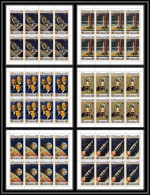 Manama - 3127z N° 578 / 583 A Espace (space) APOLLO 15 Expériments On The Moon Imperf MNH ** Feuille Sheets - Asie