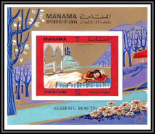 Manama - 3109/ BLOC N°161 B The Frog Prince Contes Fairy Tales 1971 Enfant Child ** MNH Non Dentelé Imperf - Fairy Tales, Popular Stories & Legends