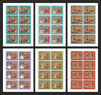 Manama - 3107c/ N° 817/822 A Contes Fairy Tales 1971 Enfant Child ** MNH Pinocchio Snow White Cinderella Feuille Sheets - Fairy Tales, Popular Stories & Legends