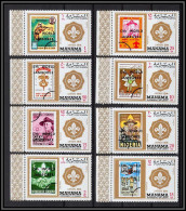 Manama - 3071a/ N° 549/556 A Jamboree Asagiri 1971 Japan Scouting Scouts ** MNH  - Manama