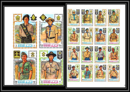 Manama - 3070/ N° 465/484 B Scout Jamboree Asagiri 1971 Japan Scouting Scouts Non Dentelé Imperf ** MNH - Manama