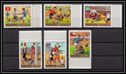 Manama - 3062d N°284/289 A Football Soccer World Championship Mexico 1970 ** MNH Overprint  - 1970 – Mexico