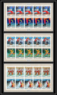 Manama - 3054/ N° 354/359 B Jeux Olympiques Olympic Games Sapporo 72 ** MNH Non Dentelé Imperf Feuille Complete (sheet) - Manama