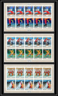 Manama - 3054/ N° 354/359 B Jeux Olympiques Olympic Games Sapporo 72 ** MNH Non Dentelé Imperf Feuille Complete (sheet) - Winter 1972: Sapporo