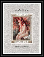 Manama - 3015/ N°272 Renoir Deluxe Miniature Sheets Young Bather ** MNH Peinture Tableaux Paintings - Impresionismo