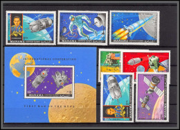 Manama - 3008/ N° 244/250 A Bloc 53 A Soyuz And Apollo Program 1970 Espace (space) ** MNH  - Manama