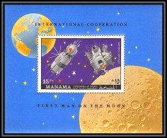 Manama - 3007/ Bloc N° 53 A Espace (space) Space Capsule Lunar Module Apollo Soyuz ** MNH 1970 - Manama