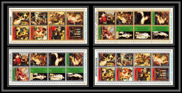 Manama - 3006/ N°1248/1255 A/B Ajman N°2529/2536 Rubens Tableaux Paintings Pinakothek Munich ** MNH Full Set Perf Imperf - Adschman