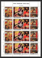 Ras Al Khaima - 511b/ N° 392 / 394 A Peinture Tableaux Paintings Gauguin Neuf ** MNH Feuille Complete Sheet - Impresionismo