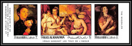 Ras Al Khaima - 509a/ N° 368 / 370 / 372 B Peinture Tableaux Paintings Titian Venus Vedramin Non Dentelé Imperf ** MNH - Ras Al-Khaima