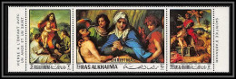 Ras Al Khaima - 500/ N° 399/402 Peinture Tableaux Paintings Christmas Madone Des Harpies Del Sarto Noel Neuf ** MNH  - Ras Al-Khaima
