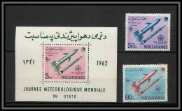 Postes Afghanes (Afghanistan) - 3223/ N° 693/694 + Bloc 33 Meteorologie Espace (space) Bloc ** MNH Timbres * Mh - Asie