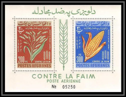 Postes Afghanes (Afghanistan) - 3217/ Bloc N° 34 Fight Against Hunger Contre La Faim Maïs Et Céréale Maize ** MNH  - Afghanistan