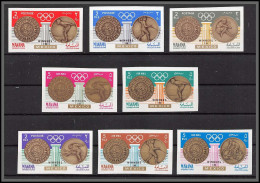 Manama - 5020 N°121/128 B Jeux Olympiques (olympic Games) Mexico 68 Gold Medalists Neuf ** MNH Non Dentelé Imperf - Manama