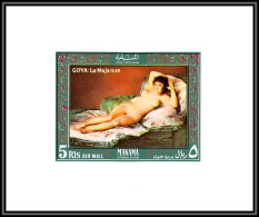 Manama - 5018/ Bloc N°35 Goya Nude Maya Tableau (Painting) Neuf ** MNH - Other & Unclassified
