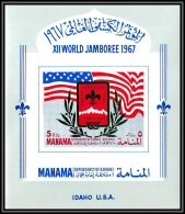 Manama - 5006/ Bloc 37 World Scouts Jamboree Farragut Usa 1967 Neuf ** MNH - Manama