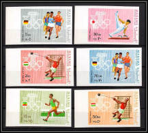 Manama - 5007/ N°346/351 B Jeux Olympiques (olympic Games) 1964/1968/1972 ** MNH Non Dentelé Imperf - Zomer 1972: München