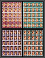 Manama - 5019c/ N°197/200 A Nude Paintings Tableau (Painting) Rubens Renoir Boucher Corot Neuf ** MNH Feuille Sheet - Other & Unclassified