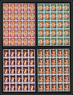 Manama - 5019c/ N°197/200 A Nude Paintings Tableau (Painting) Rubens Renoir Boucher Corot Neuf ** MNH Feuille Sheet - Manama