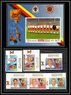 Manama - 3494b N°141/146 B BF 84 B Beckenbauer Muller 1969 German Football Soccer Players ** MNH Non Dentelé Imperf - Other & Unclassified