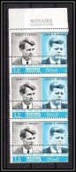 Manama - 3486/ N°105 A Perf Error Piquage à Cheval Kennedy 1968 Neuf ** MNH - Kennedy (John F.)