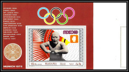Manama - 3477c/ Bloc N°33 A Boxe Boxing Jeux Olympiques (olympic Games) MEXICO 1968 Neuf ** MNH Proof Essais - Summer 1968: Mexico City