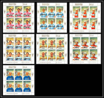 Manama - 3478/ Bloc N°134/140 A Cycling Cyclisme Velo 1969 Anquetil Janssen Merckx Neuf ** MNH Feuille Complete (sheet) - Cyclisme