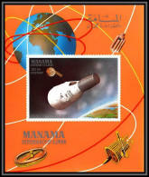 Manama - 3458/ N°118 B Mercury Espace (space) Non Dentelé Imperf Espace (space) Neuf ** MNH Deluxe Miniature Sheet - Asie